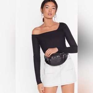 Nasty Gal Ribbed Bodysuit
